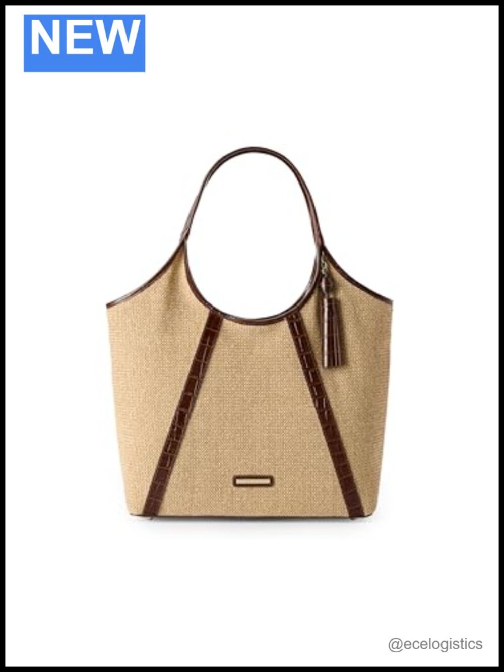 Leather Shoulder Bag with Adjustable Strap, Tote Handbag